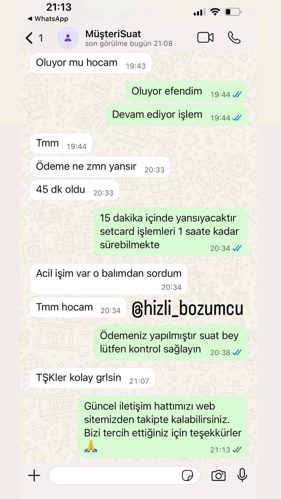 Müşteri referansı - Güvenilir